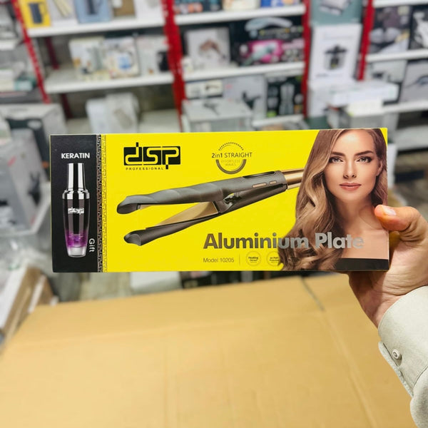DSP 50W Aluminium Plate 2 in 1 Hair Straightener-10205