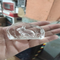 PRELOVED RABBIT ENGRAVED IN GLASS – Warsak Imported Collection