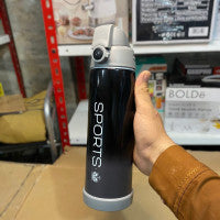 Discover Stainless Steel Water Bottle - Black-1l
