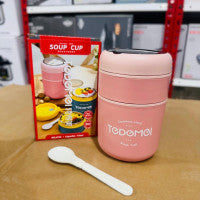 Tedemei Stainless Steel Lunchbox 710ml No.6720 - Pink