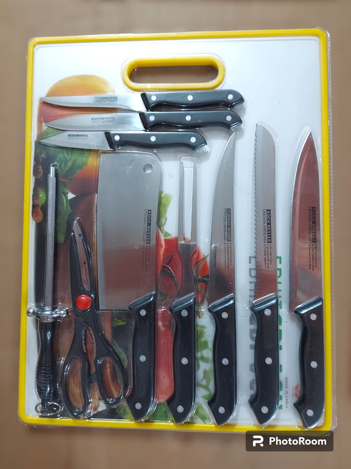 koch messer knives set with cutting board