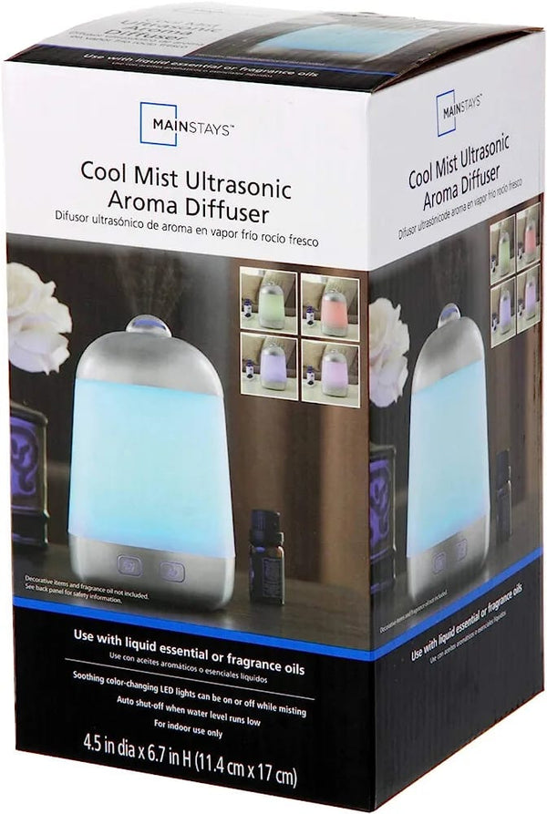 Mainstays Cool Mist Ultrasonic Aroma Oil Diffuser