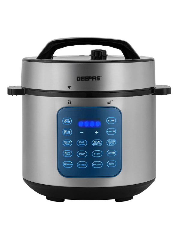 Geepas 6L Digital Multi Pressure Cooker 35053