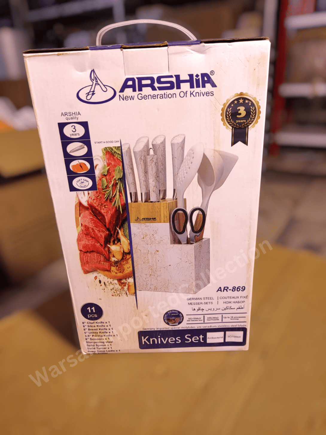 Arshia 11 Pcs AR-866 Knives Set