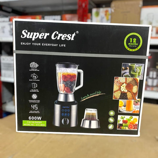 SUPER CREST 2 in 1 Digital Blender 600W SCT-8052