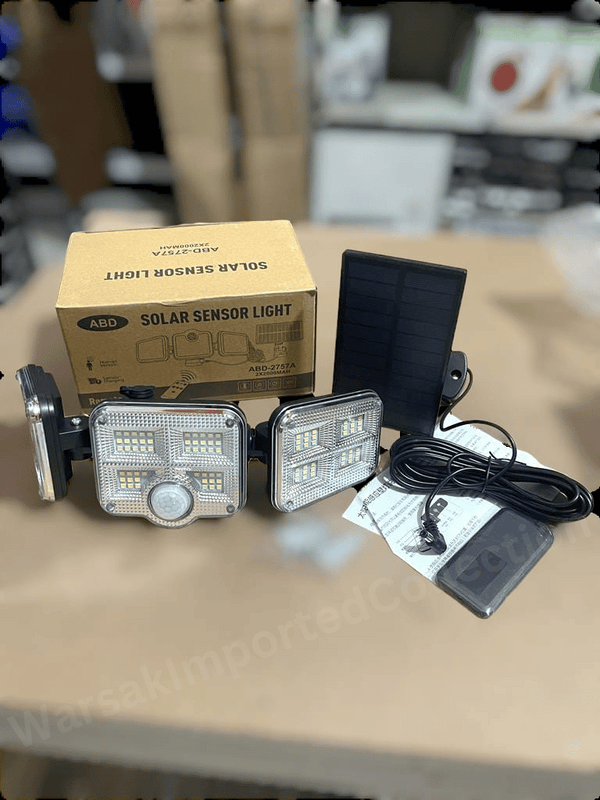 3D Solar Sensor Light
