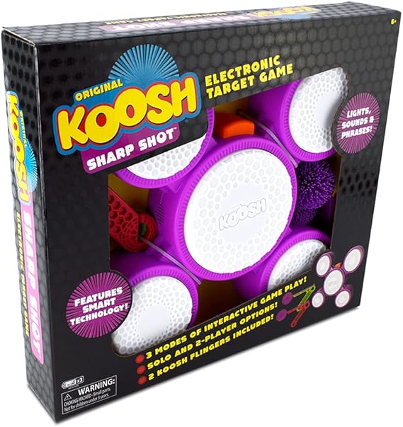 Preloved Koosh Sharp Shot Interactive Target 3 Games to Play Toy