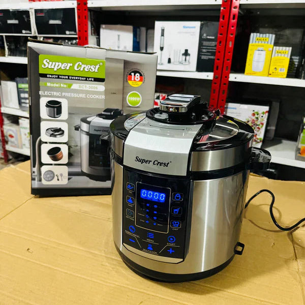 Super Crest Electric Pressure Cooker SCT-3006