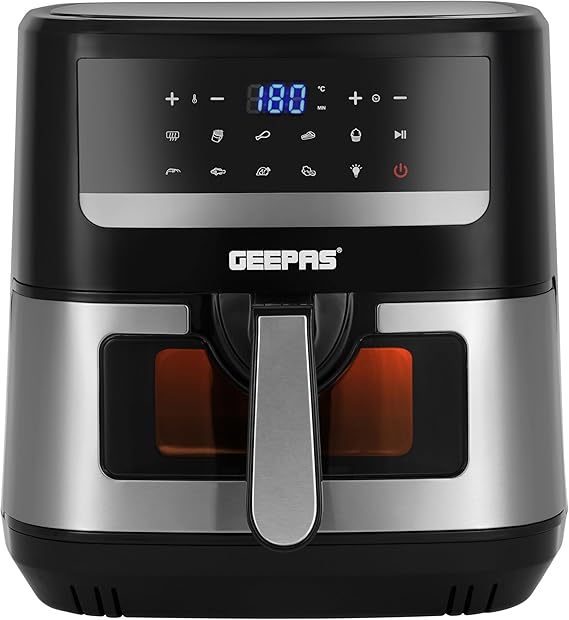 Geepas 7.5L Double Heating Digital Air Fryer 37543