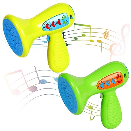 Preloved Voice Changer Microphone for Kids with Megaphone Function & Recorder Toy