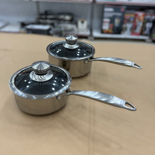Laser Coated Induction Sauce Pan With Lid