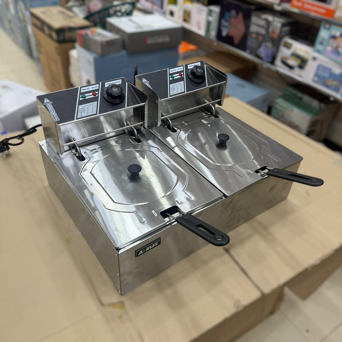 Double Avinas 6.8L+6.8L Deep Fryer AV-668y – Warsak Imported Collection