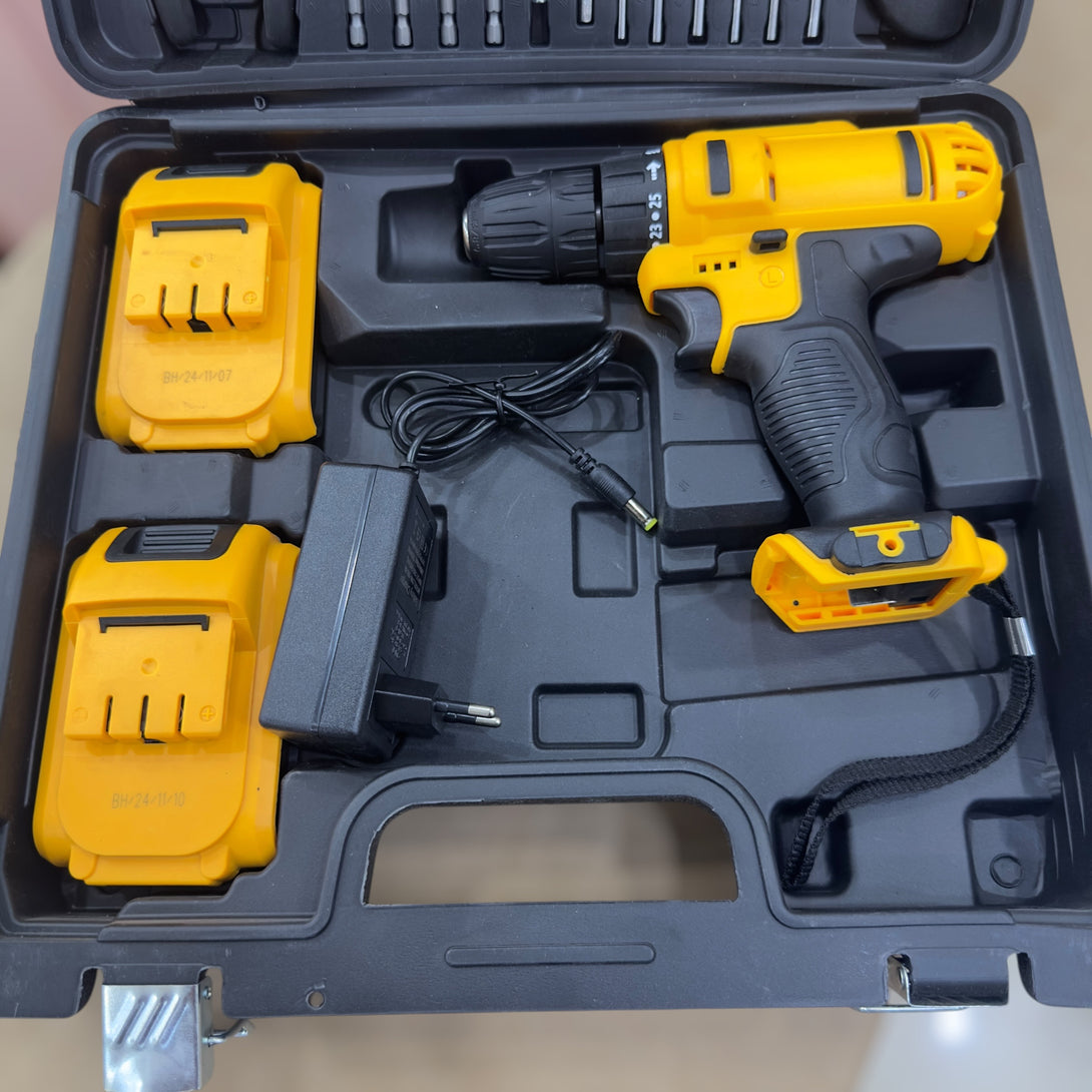 34Pcs Rechargeable Drill Machine with Tool Kit – Warsak Imported Collection