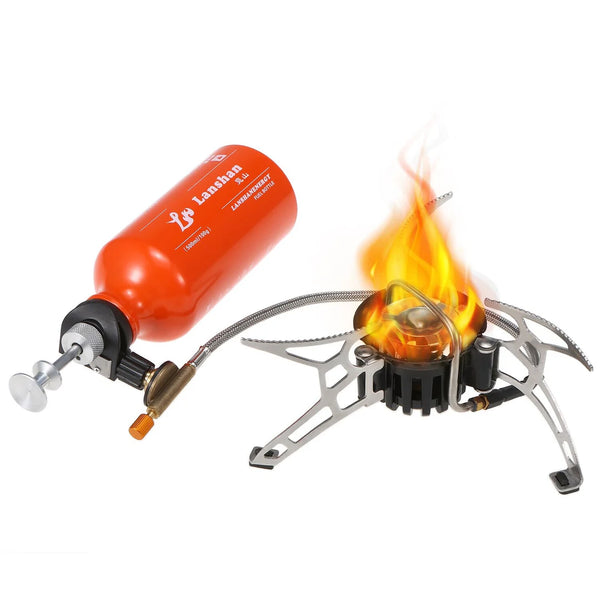 Portable Multi-Fuel Stove for Outdoor Cooking