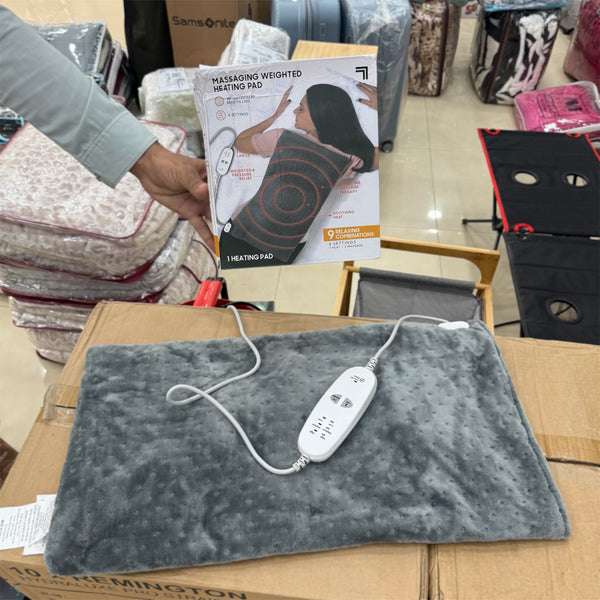 Electric Massaging Weighted Heating Pad