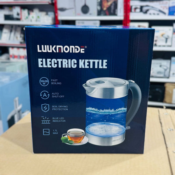 UK Glass Electric Kettle 1.7L