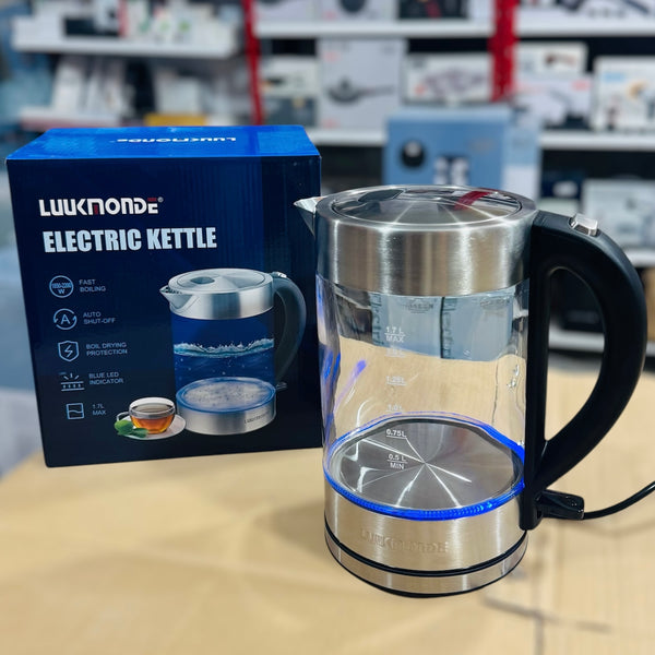 UK Glass Electric Kettle 1.7L