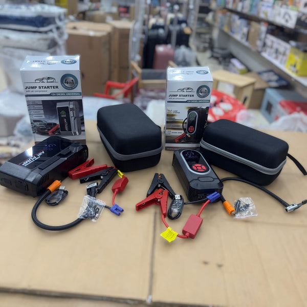 4 in 1 Jump Starter with Air Compressor