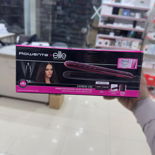 ROWENTA Hair Straightener for Elite Model Look