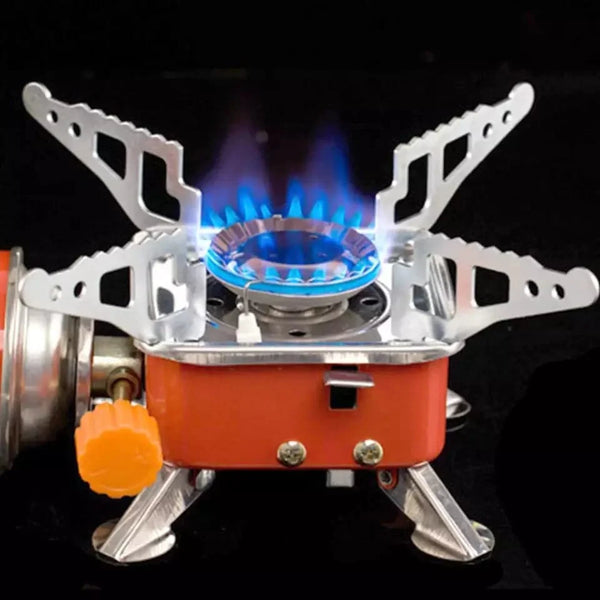 Small Portable Camping Stove With Butane Bottle