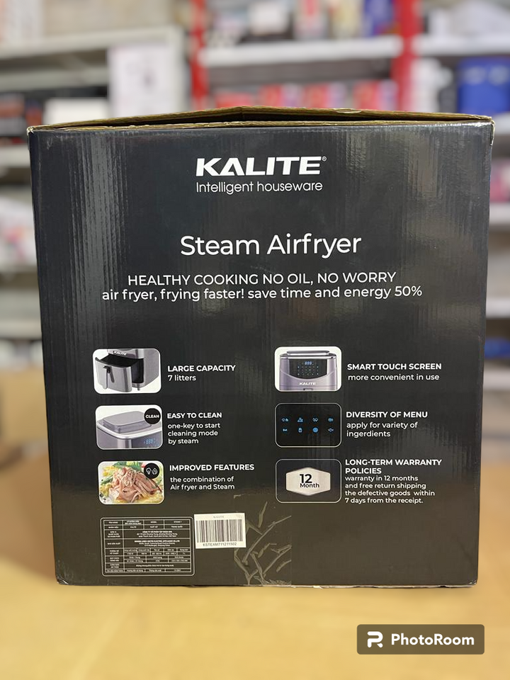Kalite Steam 7 Air Fryer Oven Digital Display With Touchscreen 7