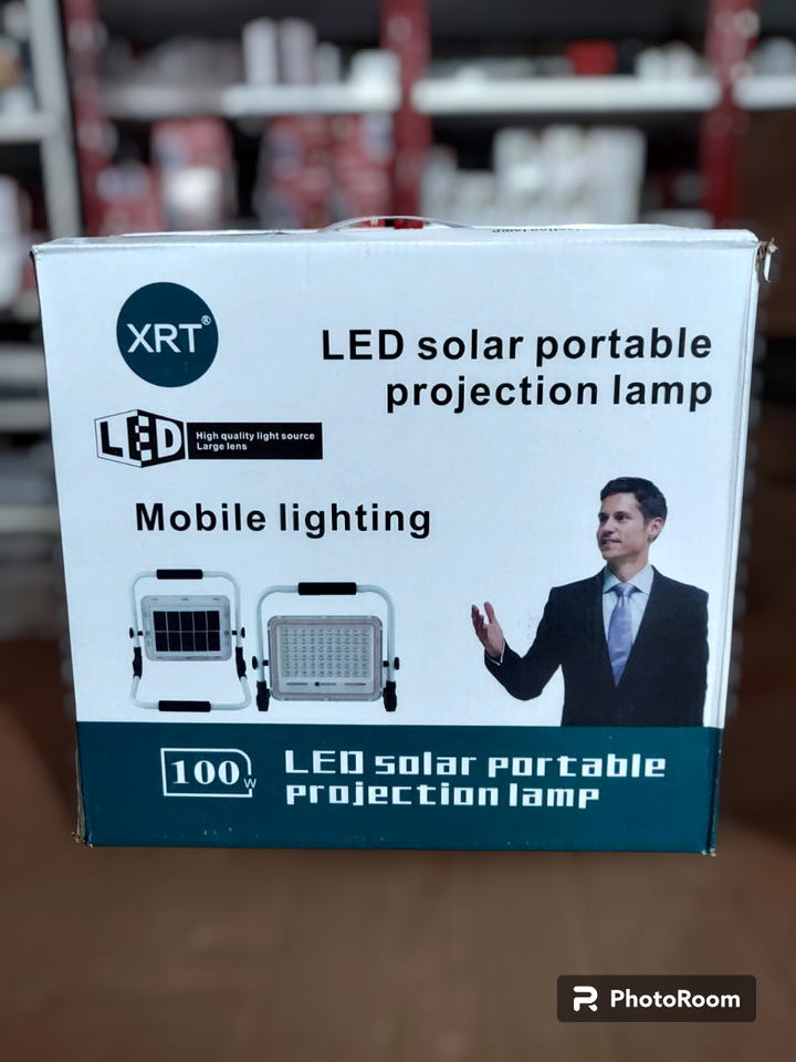 LED Solar Portable Projection Lamp