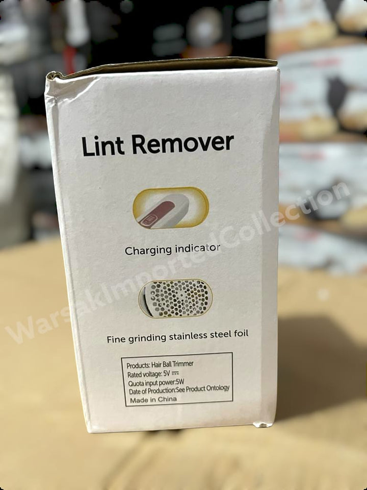 Powerful lint removal