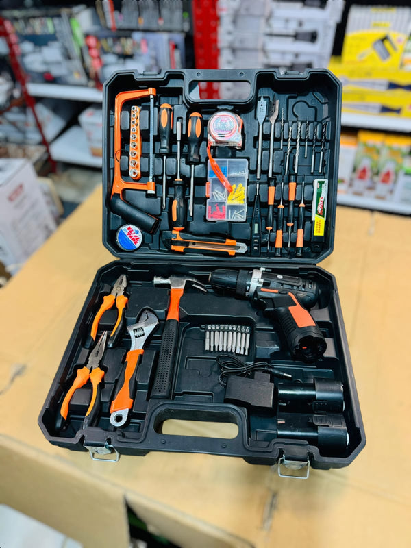 Rechargeable Drill + Multi Tool Box