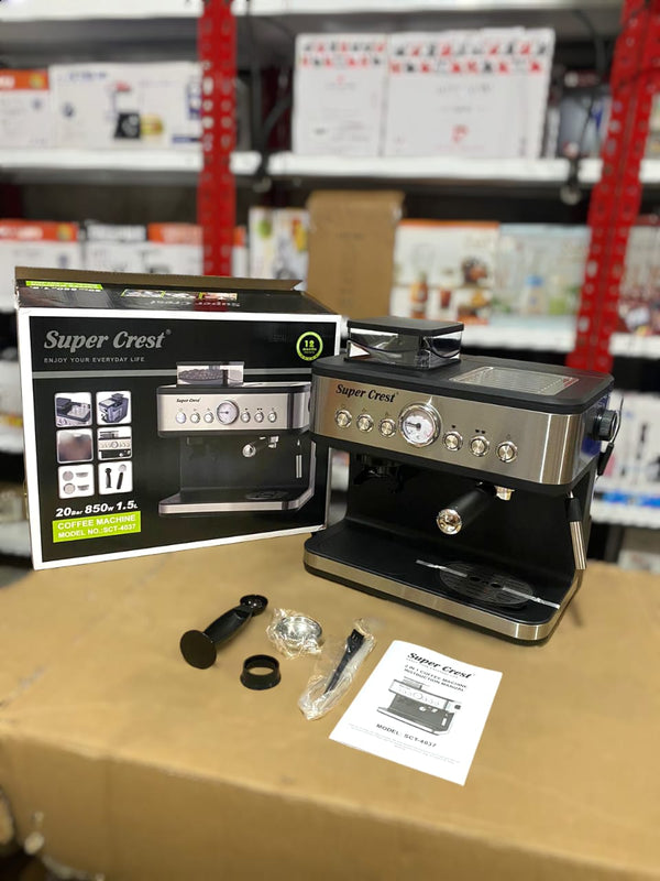 SUPER CREST 2 in 1 Coffee Machine 850W SCT-4037