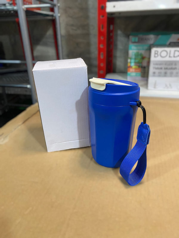 Coffee Mug with Strap in White Packing