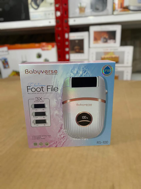 Babyverse 3 Heads Electronic Foot File