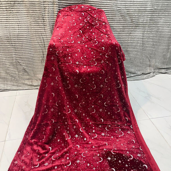 Flannel Star Double Bed Blankets