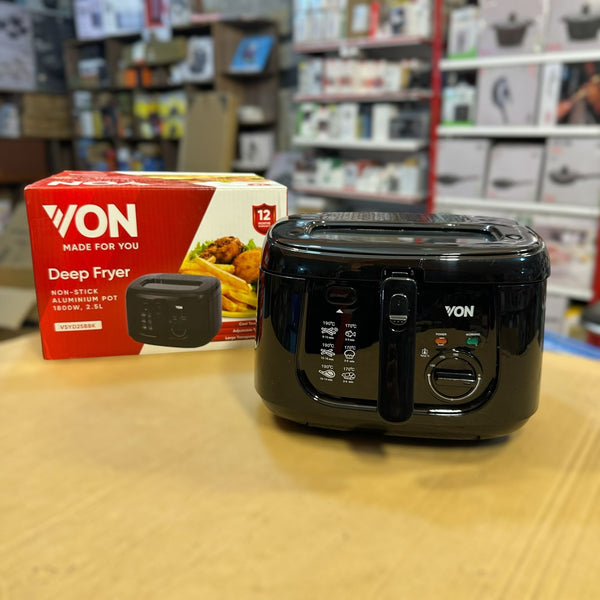 Von Deep Fryer 2.5L VSYD25BBK