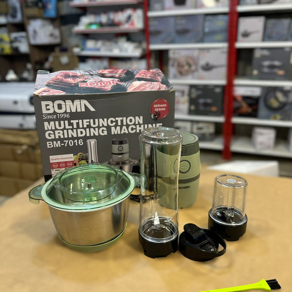 Boma 3 in 1 Chopper Blender Grinder Set BM-7016