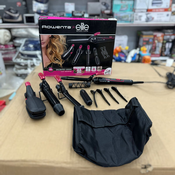 Lot Imported 14 in 1 Rowenta Hair Straightener Set