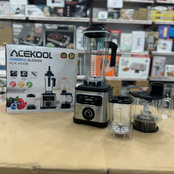 Acekool 3 in 1 Powerful Blender Set ACK-4030B