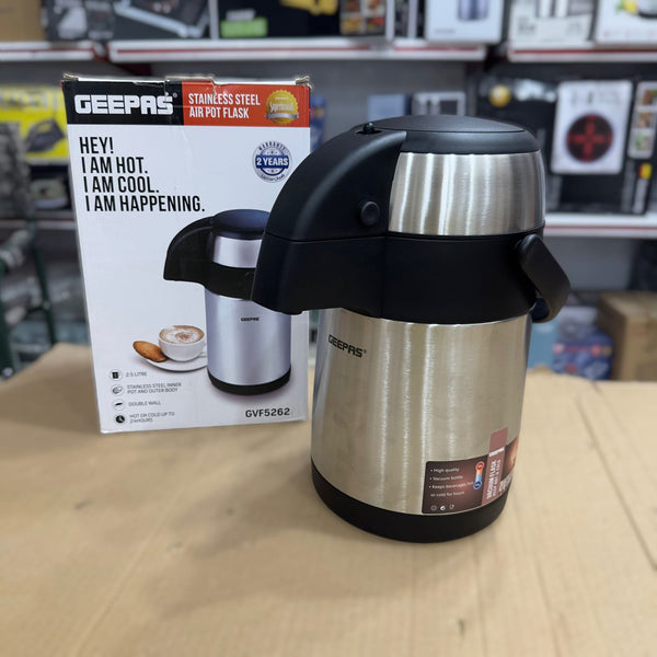 Geepas Stainless Steel Air Pot Flask 5262