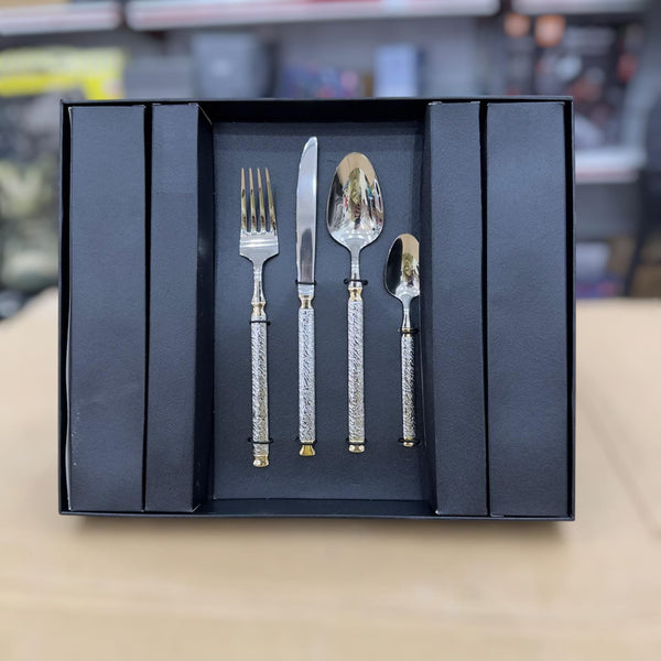 36pcs Elegant Stainless Steel Cutlery Set-Zah