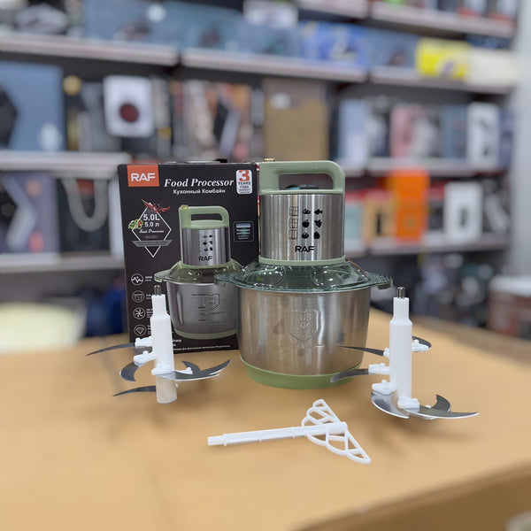 Raf 5L Electric Food Chopper with 2 Blades R-7733
