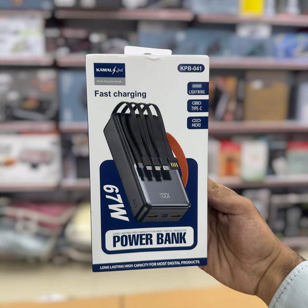 Kamal 67W Fast Charging 40000W Power Bank KPB-041
