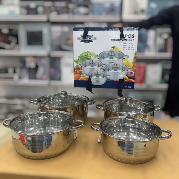 Berghome Line 8pcs Stainless Steel Cookware Set BL-1465