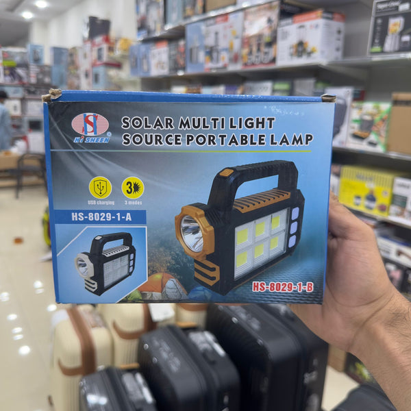 Solar Multi Light Source Portable Lamp HS-8029-1-A