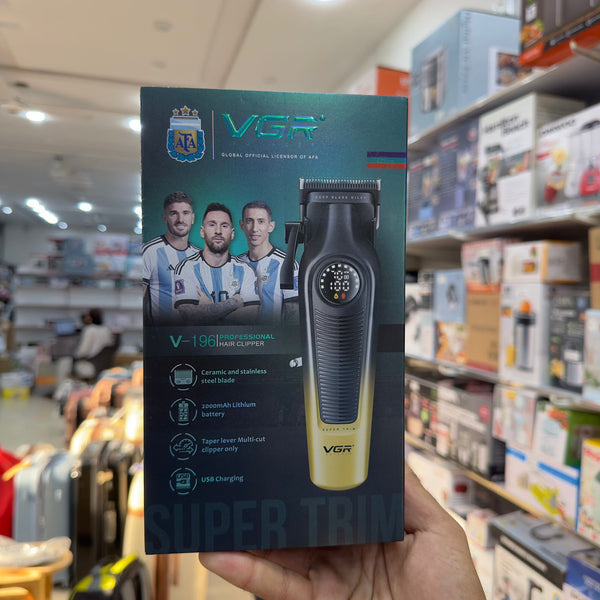 VGR Professional Digital Hair Trimmer V-196
