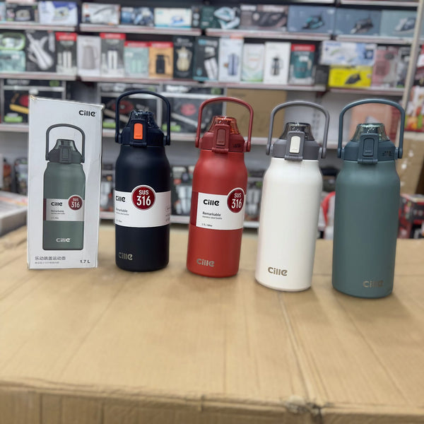 Cille Remarkable 1.7L  Stainless Steel Water Bottle XB-20137