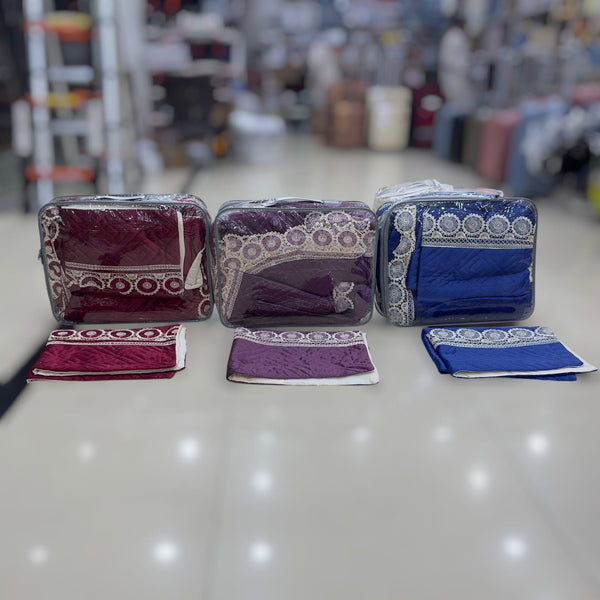 3pcs Double Bed Velvet Bedsheet Set