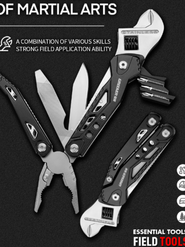 Multipurpose Steel Multi-tool Pocket Knife Pliers Folding Pliers Mini Portable Fold