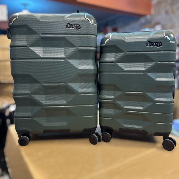 Jeep Polygon Hardside Luggage Set Of 2 Suitcases Bag
