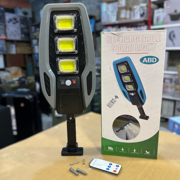 Rechargeable Solar Street Light with Remote 54COB