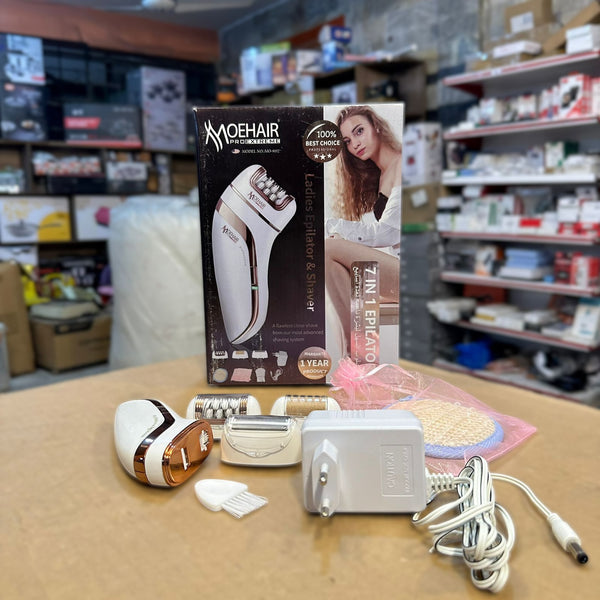 MOEHAIR 7-in-1 Rechargeable Ladies Epilator & Shaver MO-9052