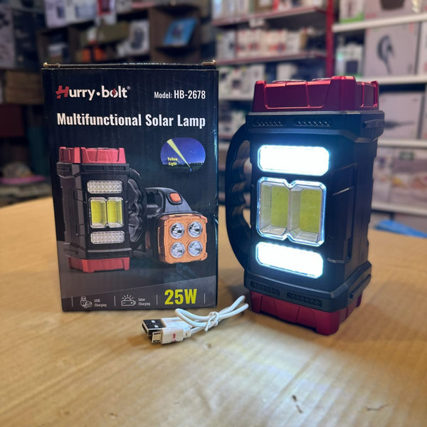 HurryBOLT Multifunctional Solar Lamp - Hb-2678-25watt